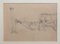 3 Sketches Triptych, Early 1900s, Watercolor & Pencil, Framed 6