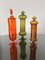 Vases avec Couvercles en Verre Coloré, Murano, 1960s, Set de 3 5