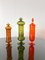 Vases avec Couvercles en Verre Coloré, Murano, 1960s, Set de 3 4