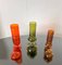 Vases avec Couvercles en Verre Coloré, Murano, 1960s, Set de 3 9