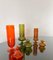 Vases avec Couvercles en Verre Coloré, Murano, 1960s, Set de 3 8