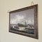 Jan Bevort, View to Port Rotterdam, 20th Century, Oil on Canvas, Framed, Image 3