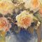 Kees Terlouw, Yellow Roses, 20th Century, Oil on Canvas, Framed 4