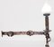 Vintage Wrought Iron Torch Light, 1960 1