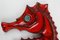 Targa a forma di cavalluccio marino rosso in ceramica di André Bayer, Belgio, anni '60, Immagine 3