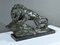 Nérin, Lion Rugissant, Début Du XXe Siècle, Bronze 2