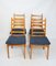 Vintage Chairs in Beech, 1970s, Set of 4 1