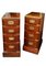George III Nachttische mit 3 Schubladen, 1850, 2er Set 1