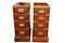 George III Nachttische mit 3 Schubladen, 1850, 2er Set 6