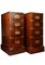George III Nachttische mit 3 Schubladen, 1850, 2er Set 3