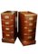 George III Nachttische mit 3 Schubladen, 1850, 2er Set 4