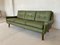 Dänisches Vintage Mid-Century 3-Personen Sofa aus Grünem Leder von Svend Skipper, 1970er 5