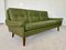 Dänisches Vintage Mid-Century 3-Personen Sofa aus Grünem Leder von Svend Skipper, 1970er 10