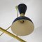 Italienische Mid-Century Deckenlampe aus Messing, 1950er 6