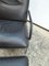Set of DS 270 Leather Armchair in Dark Brown with Stool from De Sede, 1970 6