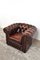 Butaca Chesterfield de cuero, años 80, Imagen 3