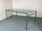 Modernist Italian Stainless Steel and Glass Dining Table, 1980s 3