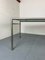 Modernist Italian Stainless Steel and Glass Dining Table, 1980s 2