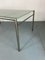 Modernist Italian Stainless Steel and Glass Dining Table, 1980s 11