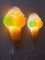 Vintage Ice Cream Cone Sconce / Wall Lamp, Germany, 1980s, Image 12