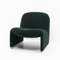 Alky Chair in Dark Green Bouclé by Giancarlo Piretti for Artifort, 1980s 3