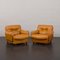 Sillones de cuero coñac de Busnelli, años 70. Juego de 2, Imagen 17