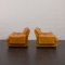 Sillones de cuero coñac de Busnelli, años 70. Juego de 2, Imagen 4