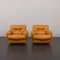 Sillones de cuero coñac de Busnelli, años 70. Juego de 2, Imagen 1