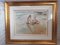 Gordon King, Strand, Großes Aquarell, Gerahmt 10