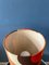 West German Fat Lava Space Age Table Lamp in Orange Ceramic 8