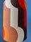 West German Fat Lava Space Age Table Lamp in Orange Ceramic 9