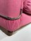 Pink Corduroy Sofa attributed to Piazzesi, 1970s 7