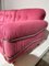Pink Corduroy Sofa attributed to Piazzesi, 1970s 3