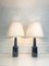 Tall Danish Stoneware Ceramic Lamps by Einar Johansen for Søholm, 1960s, Set of 2 2