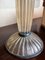 Art Deco Frosted Acrylic and Verdigris Brass Pricket Candleholder 5