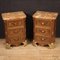 Refined Boulle Style Bedside Tables, 1960, Set of 2 4