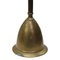 French Art Nouveau Brass & Frosted Glass Table Desk Light, Image 7