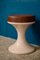Zweifarbiger Hocker mit Tulip Base von Emsa 7