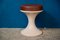 Zweifarbiger Hocker mit Tulip Base von Emsa 1