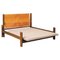 Double Bed in Wood and Leather attributed to Carlo Scarpa for for Simon Gavina, Italy, 1975 1