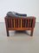 Canapé Monte Carlo Mid-Century Scandinave en Cuir Noir et Palissandre par Ingvar Stockum, 1965 18