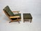 Sessel mit Fußhocker Modell GE290a von Hans J. Wegner für Getama 3
