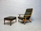 Sessel mit Fußhocker Modell GE290a von Hans J. Wegner für Getama 4