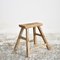 Rustic Elm Wooden Stool 1