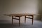 Mesa de comedor rectangular de roble de Henning Kjærnulf, años 60, Imagen 3