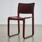 Vintage Sistina Strap Chairs by Tito Agnoli for Matteo Grassi, 1980s, Set of 4, Image 3