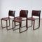 Vintage Sistina Strap Chairs by Tito Agnoli for Matteo Grassi, 1980s, Set of 4, Image 2