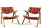 Set of CH-28 Oak Easy Chairs by Hans J. Wegner for Carl Hansen & Søn, 1950s 2