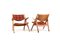 Set of CH-28 Oak Easy Chairs by Hans J. Wegner for Carl Hansen & Søn, 1950s 4