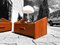 Danish Wall Mounted Bedside Tables, Set of 2, Image 2